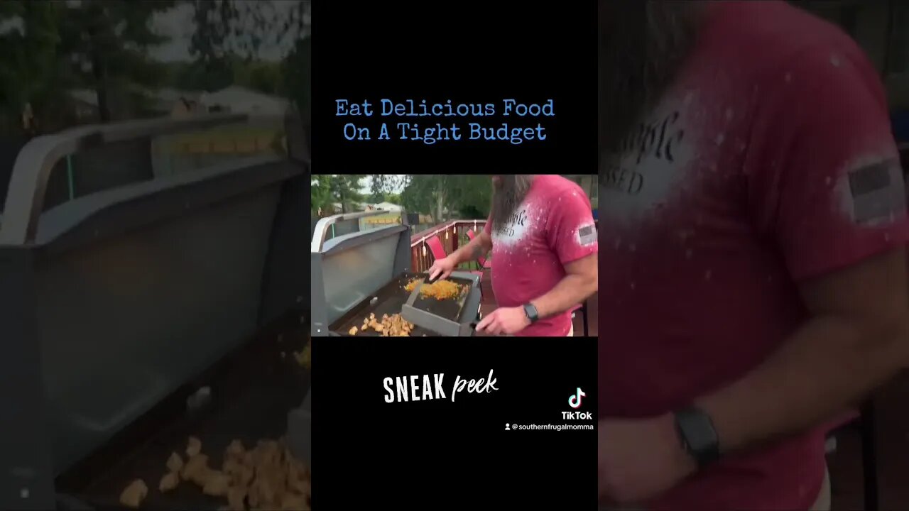 Sneak Peak!! New video Friday! $75 feeds us for 6 days! #tightbudget #food #frugalliving