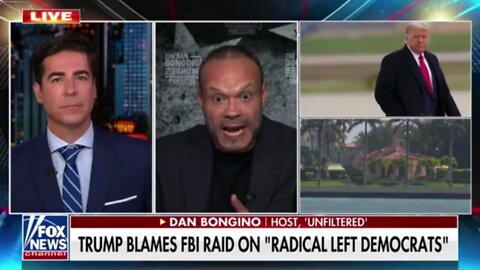 Dan Bongino didn't hold back on the news of the FBI raiding Mar-a-Lago