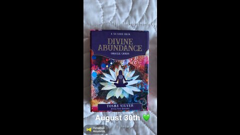 August 30th oracle card: individuality