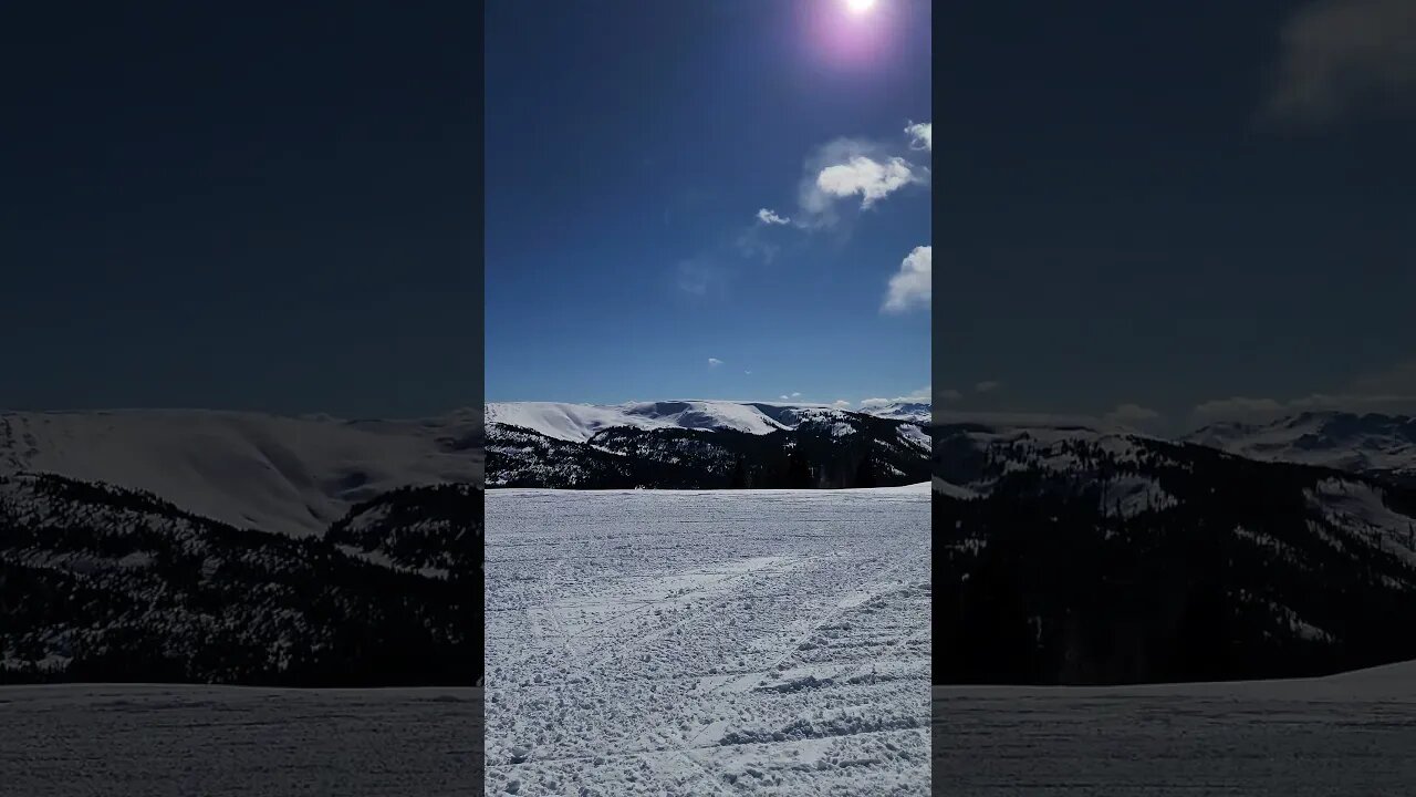 Snowmobiling on a Mountain!