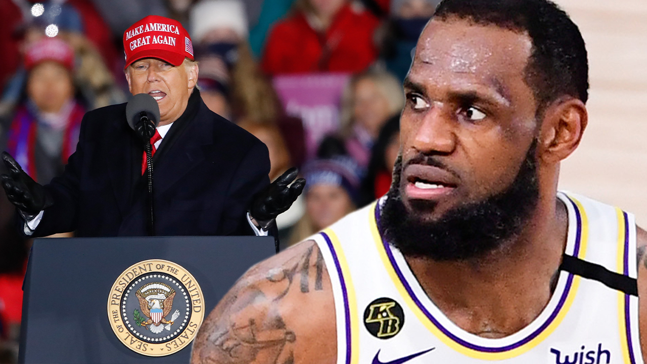 LeBron James Reacts To Crowd At Trump Rally Chanting "LeBron James Sucks"