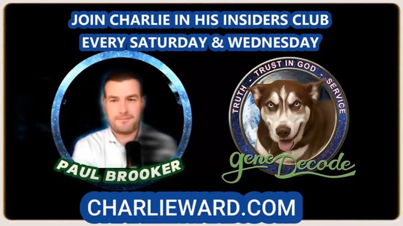 CHARLIE WARD UPDATE TODAY OCT 30: "TEA & SCONES WITH GENE DECODE & PAUL BROOKER"