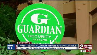 Security company refuses to cancel service