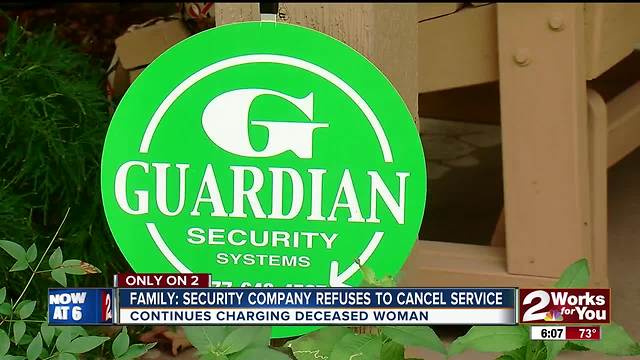 Security company refuses to cancel service