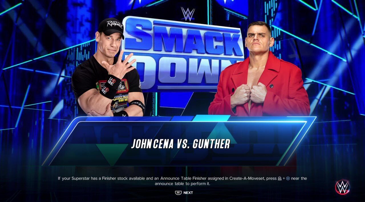 WWE 2K23 - John Cena vs. Gunther