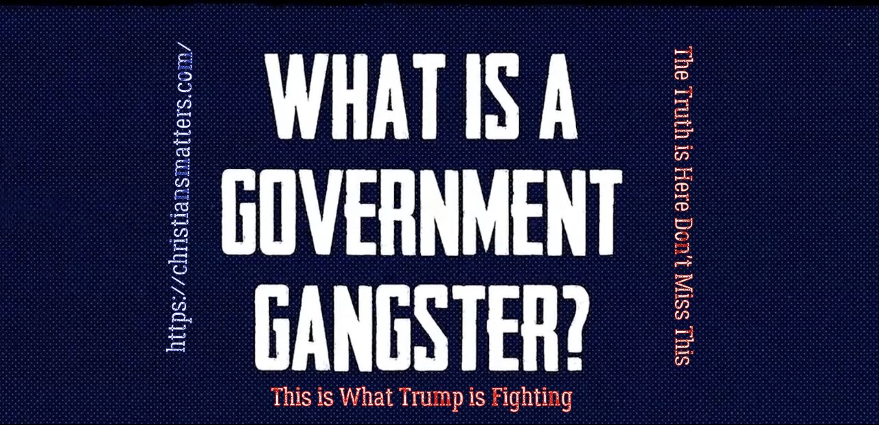 🤬🤬😱😱 What is a government Gangster??? Watch and learn, The truth is finally here,