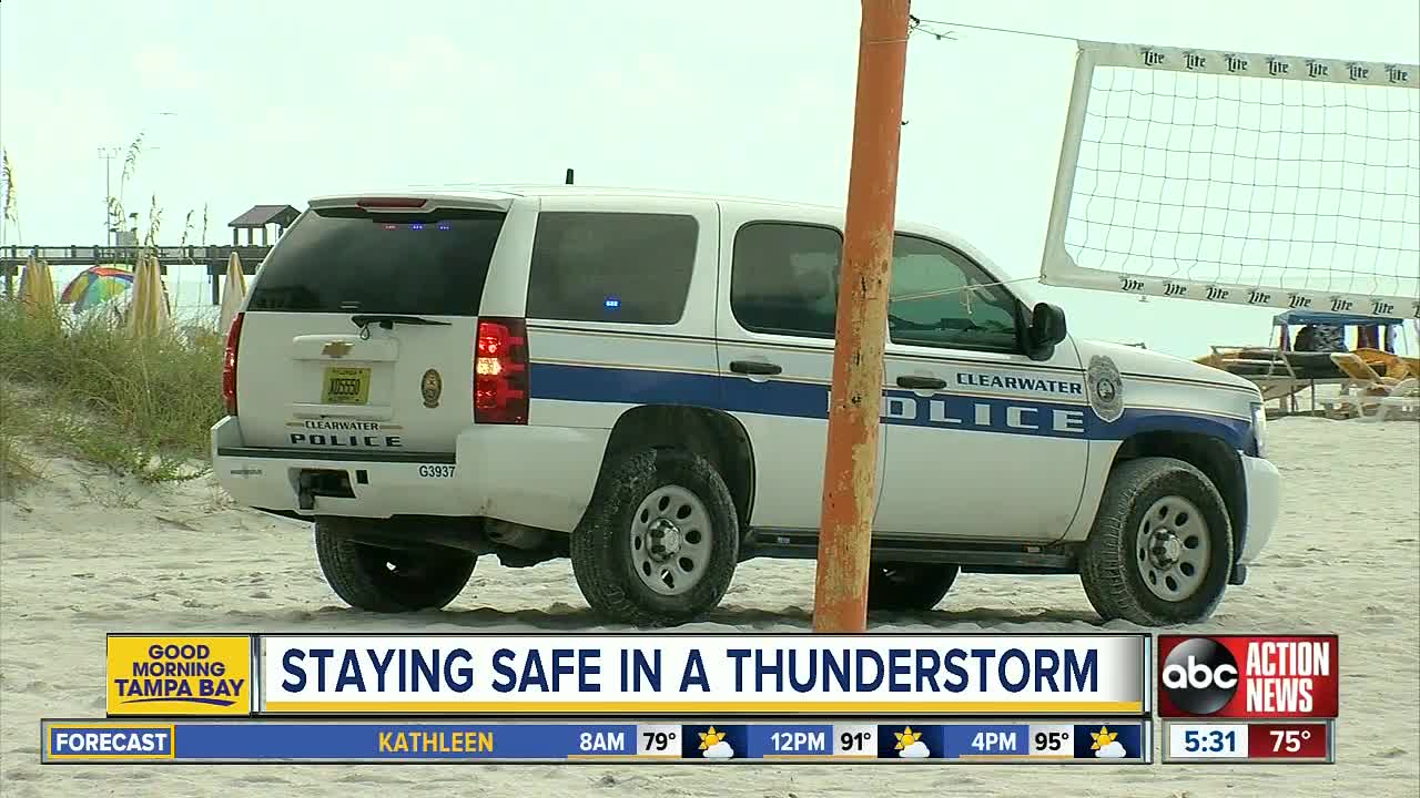Lightning strike injures at least 8 at Clearwater Beach