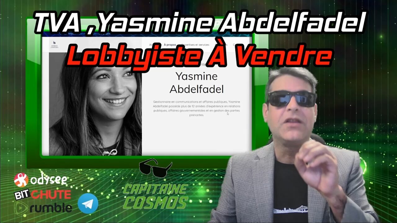 TVA ,Québécor : Yasmine Abdelfadel lobbyiste à vendre!