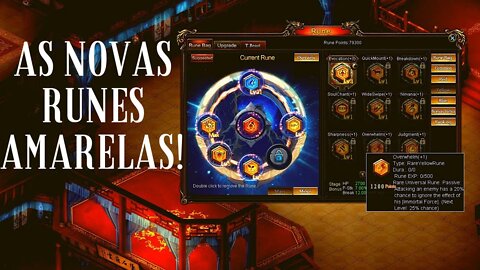 CONQUER ONLINE - As novas runas raras amarelas #14