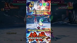 Tekken 7 PC Sunday Money Match Tournament #5 Winners 2/3 QueenFayetal vs Phine757 #shorts #tekken7