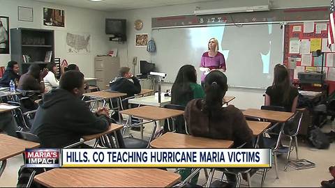 Hillsborough County Schools taking in students displaced by Hurricane Maria