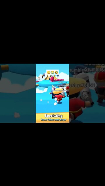 stumble guys skill 1% lucky 99% part 1 #shorts #gaming #stumbleguys
