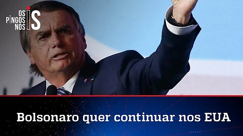 Bolsonaro pede para prolongar visto nos EUA por mais 6 meses