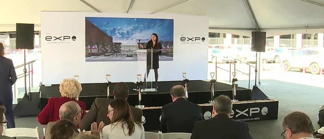 Groundbreaking ceremony for new expo center