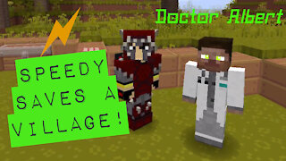 ⚡️ Speedy saves a village! 🔥 ~ Minecraft DragonFire mod roleplay