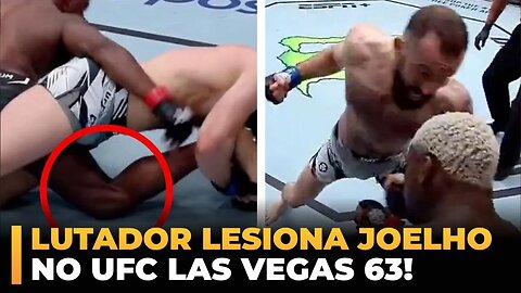 LUTADOR TORCE O JOELHO EM TENTATIVA DE FINALIZAÇÃO NO UFC VEGAS 63!