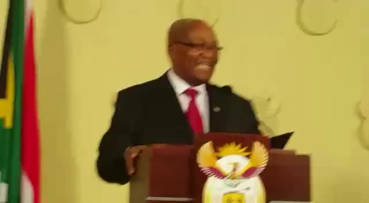 With the signature giggle, Zuma bows out (RU9)