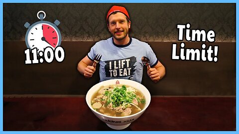 Giant Vietnamese Pho Challenge in Sydney, Australia (SHORT TIME LIMIT!)