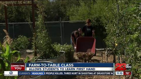 Hands-on agriculture class allows students to put in the work