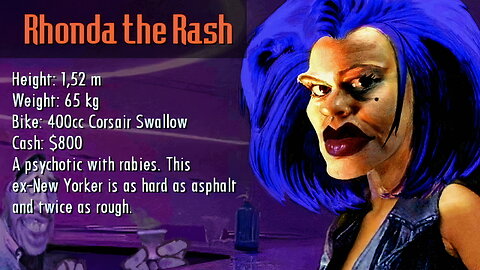 Road Rash - Rhonda the Rash - The City (Level 1)