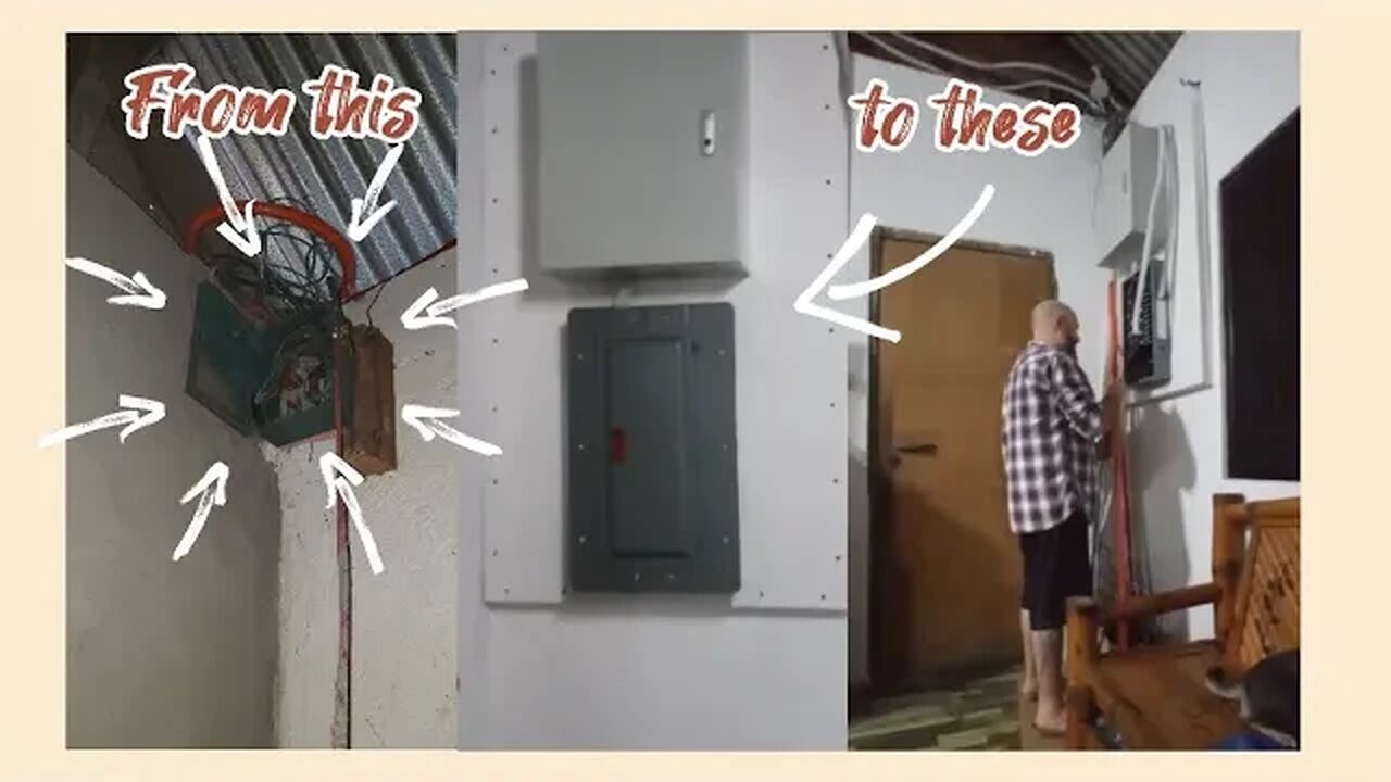 This is how Rick upgraded the Electrical⚡👨‍🔧 (Proud wifey here! ❤️)