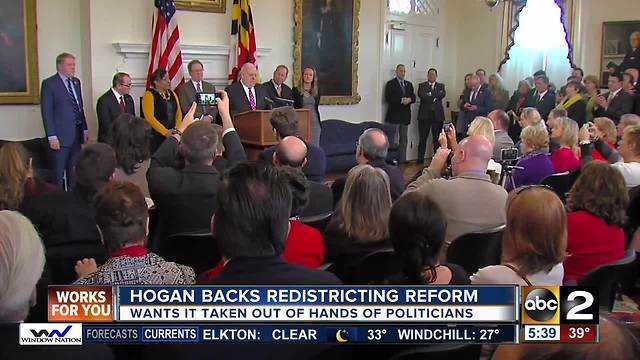 Hogan backs redistricting reform, no matter who's in power