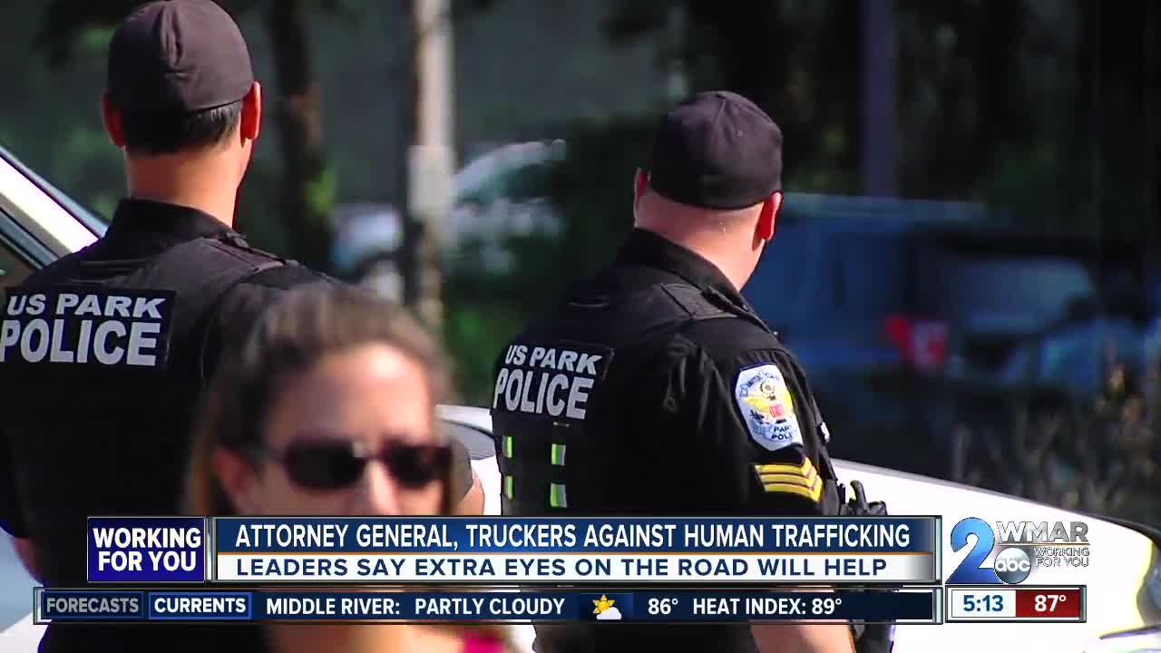 Attorney General, truckers against human trafficking