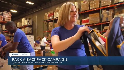 Denver7 Pack A Backpack Packing Event Sat 5PM News Mention
