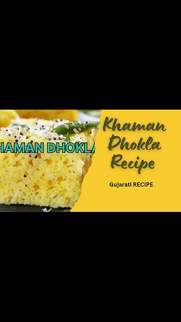 Khaman Dhokla recipe
