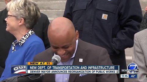 Denver Mayor Michael Hancock proposes creating new department of transportation and infrastructure