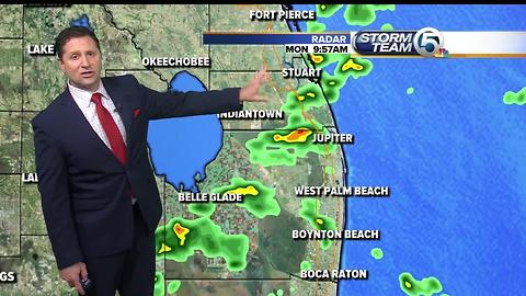 Monday midmorning forecast