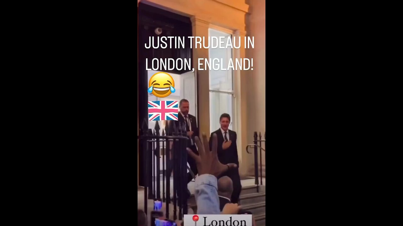 JUSTIN TRUDEAU HECKLED IN LONDON 2023!