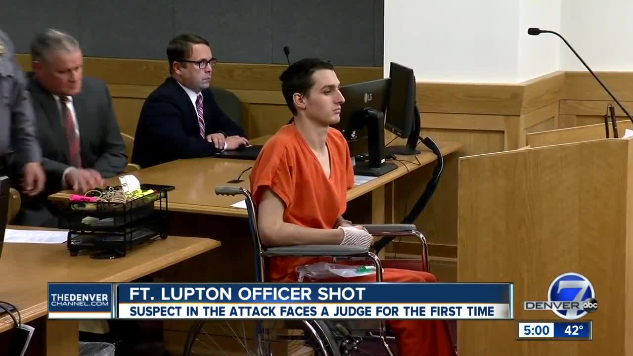 Suspect in shooting of Fort Lupton officer makes first court appearance