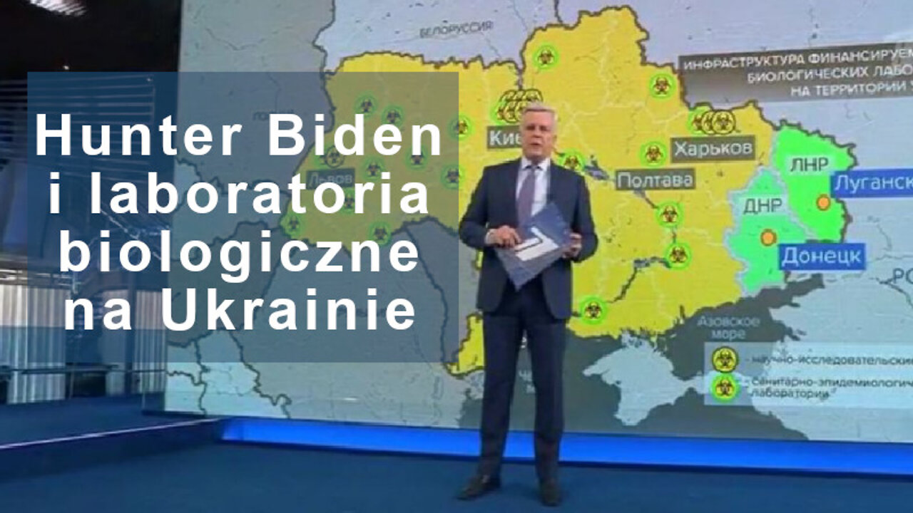 Rosja twierdzi, że syn prezydenta USA jest zaangażowany w finansowanie ukraińskich biolabów