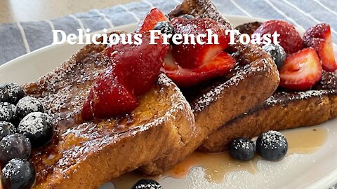 How To Make Delicious French Toast At Home/如何在家做好吃的法國吐司