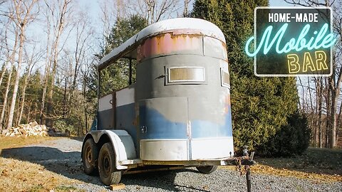 Man builds Bar on Wheels - Mobile Bar Build Ep.1