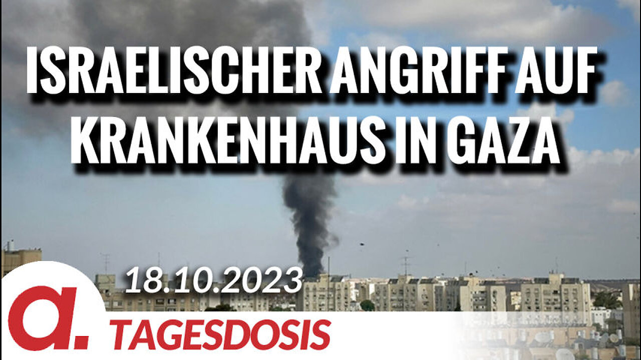 Israelischer Angriff auf ein Krankenhaus in Gaza tötet über 800 Menschen | Von Thomas Röper
