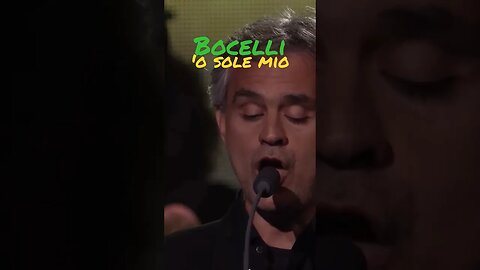 Bocelli - 'o sole mio - Subscribe For More #shorts #bocelli #osolemio