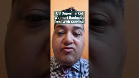 #US #Supermarket #Walmart Exclusive #Deal With #Starlink https://t.me/IndependentNewsMediaChat