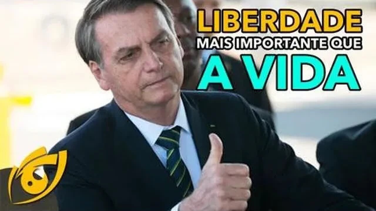 "Tem algo que é mais importante que a vida, a liberdade", diz bolsonaro | Visão Libertária | ANCAPSU