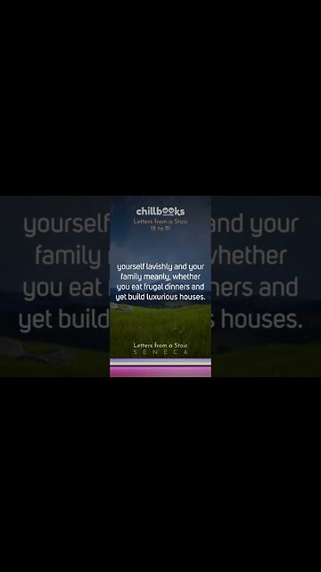 “Observe yourself…” Seneca’s Letters from a #stoic #shorts