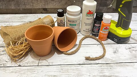Adorable Scarecrow DIY || Using Dollar Tree Clay Pots [ 1 Easy DIY ]