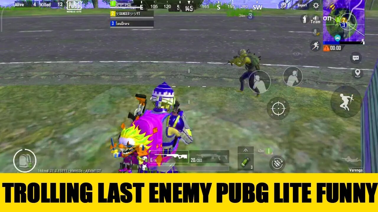 TROLLING LAST ENEMY | Pubg Lite Funny Video | Danger x gaming