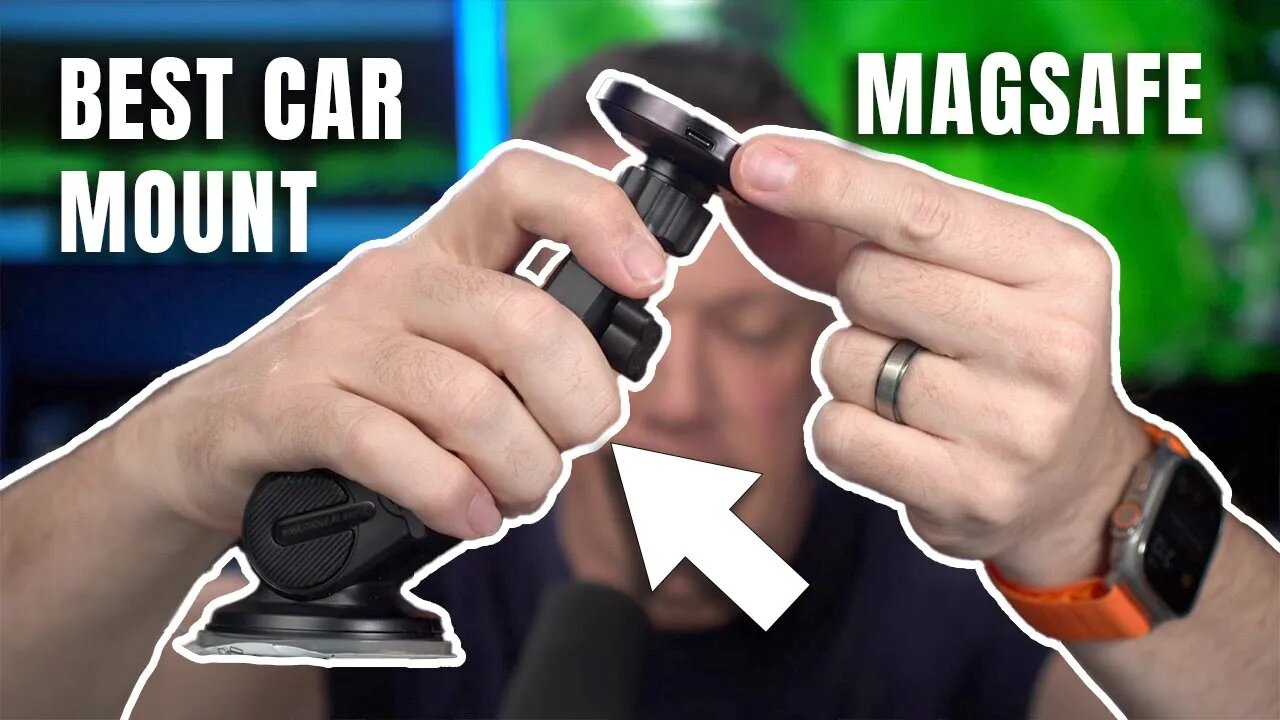 Safest CARMOUNT MagSafe Wireless Mount - Drive Test