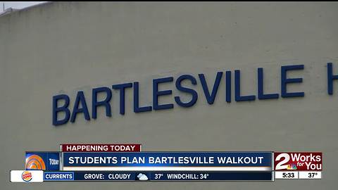 Bartlesville students plan to walk out on Friday