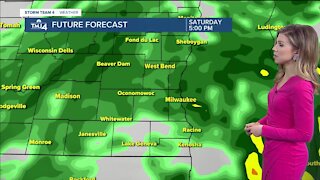 Heavy rains in store Saturday evening