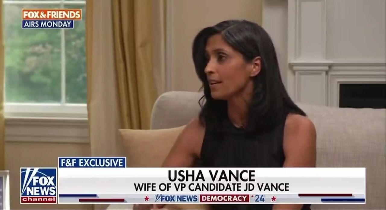 JD Vance’s wife Usha responds to the attack by the democrats and liberal media