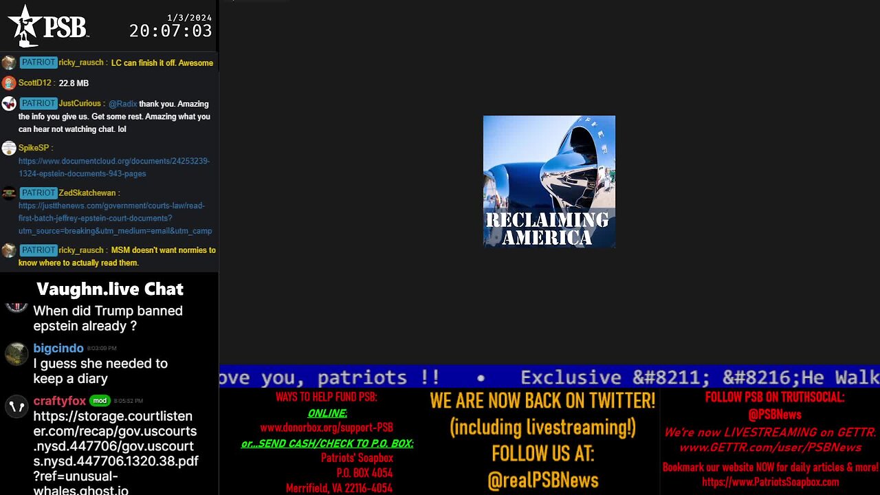 2024-01-03 20:00 EST - Modern Day America: with LC Mac