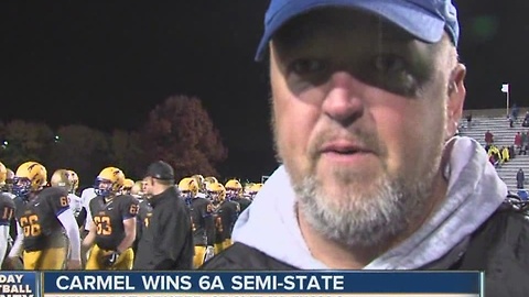 Carmel wins 6A semi-state