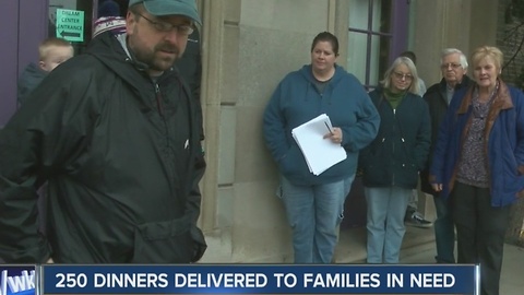 250 dinners delivered to families in need